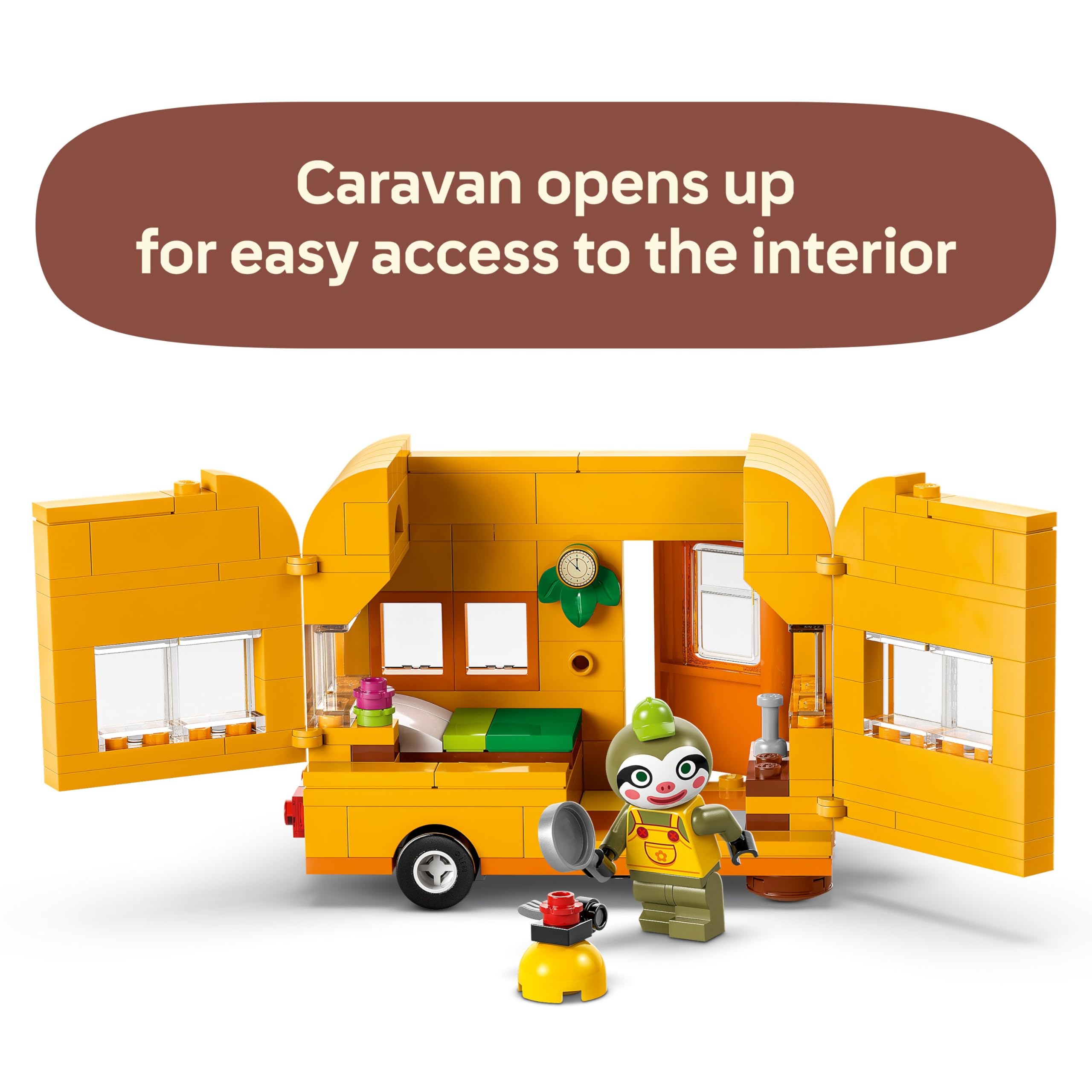 LEGO Animal Crossing Leif minifigure – brings a friendly character to stories