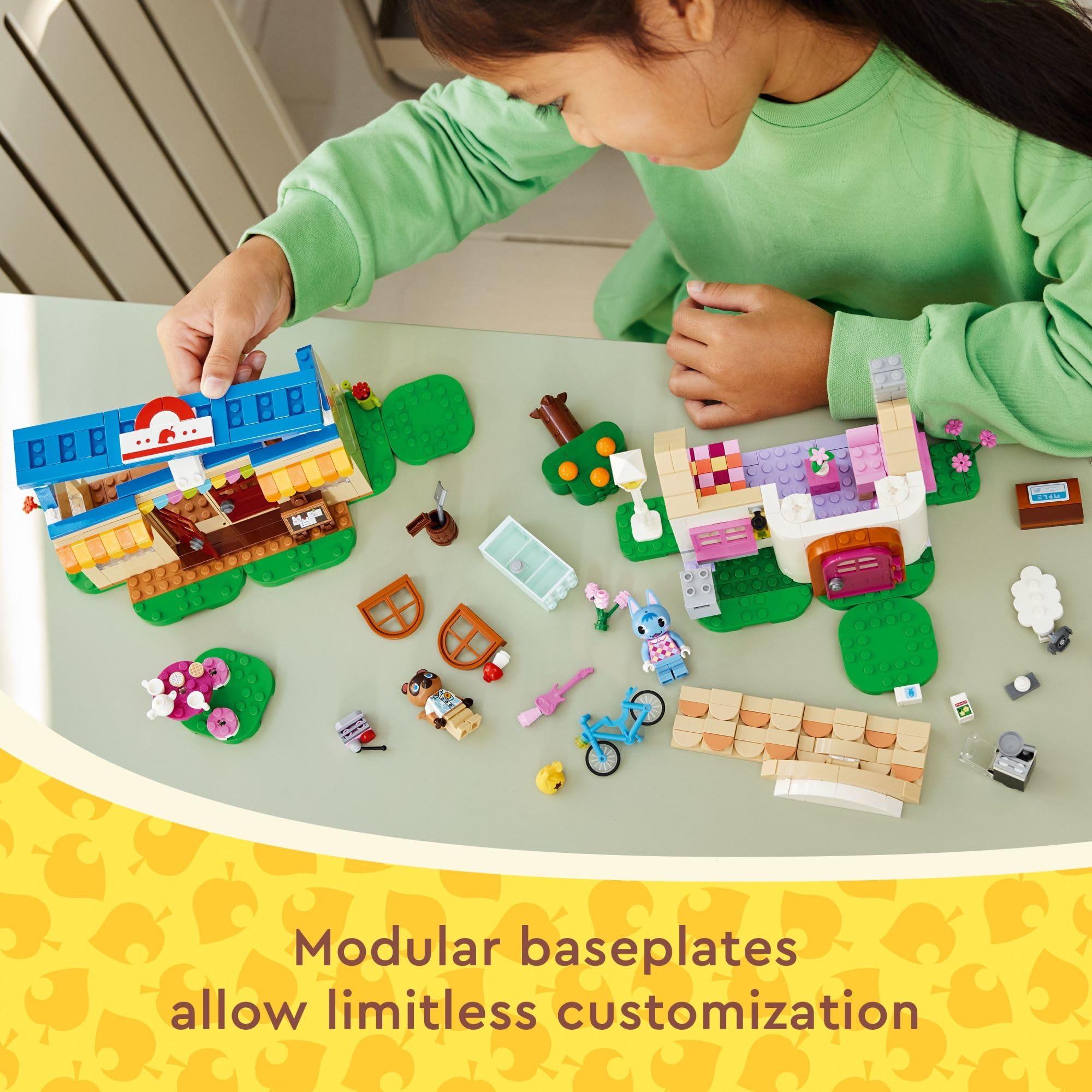LEGO Animal Crossing Rosie minifigure invites nurturing storytelling and cooperative play.