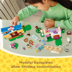 LEGO Animal Crossing Rosie minifigure invites nurturing storytelling and cooperative play.