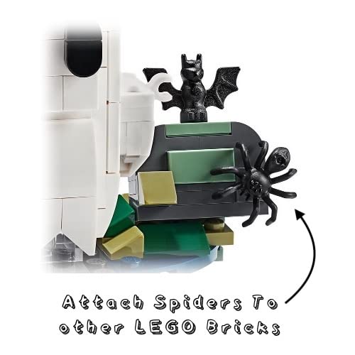 LEGO Animal Halloween Accessory glow-in-the-dark spider adds nocturnal glow.