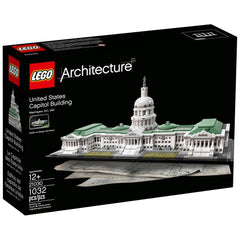 LEGO Architecture 21030 Capitol base dimensions for compact display