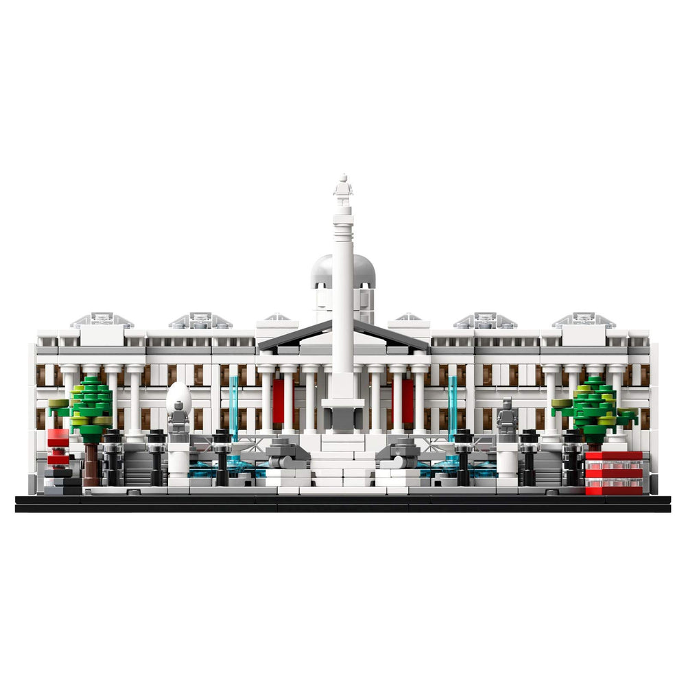 LEGO Architecture 21045 Trafalgar Square interior view with removable rear section.