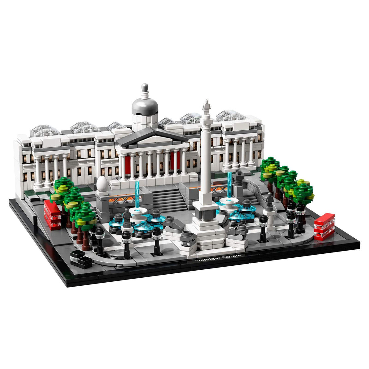 LEGO Architecture 21045 Trafalgar Square National Gallery detail for display and education.