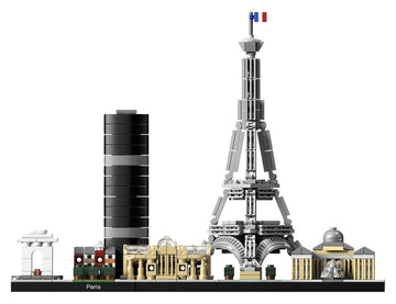 LEGO Architecture Eiffel Tower detail highlights a tasteful focal point for desks.