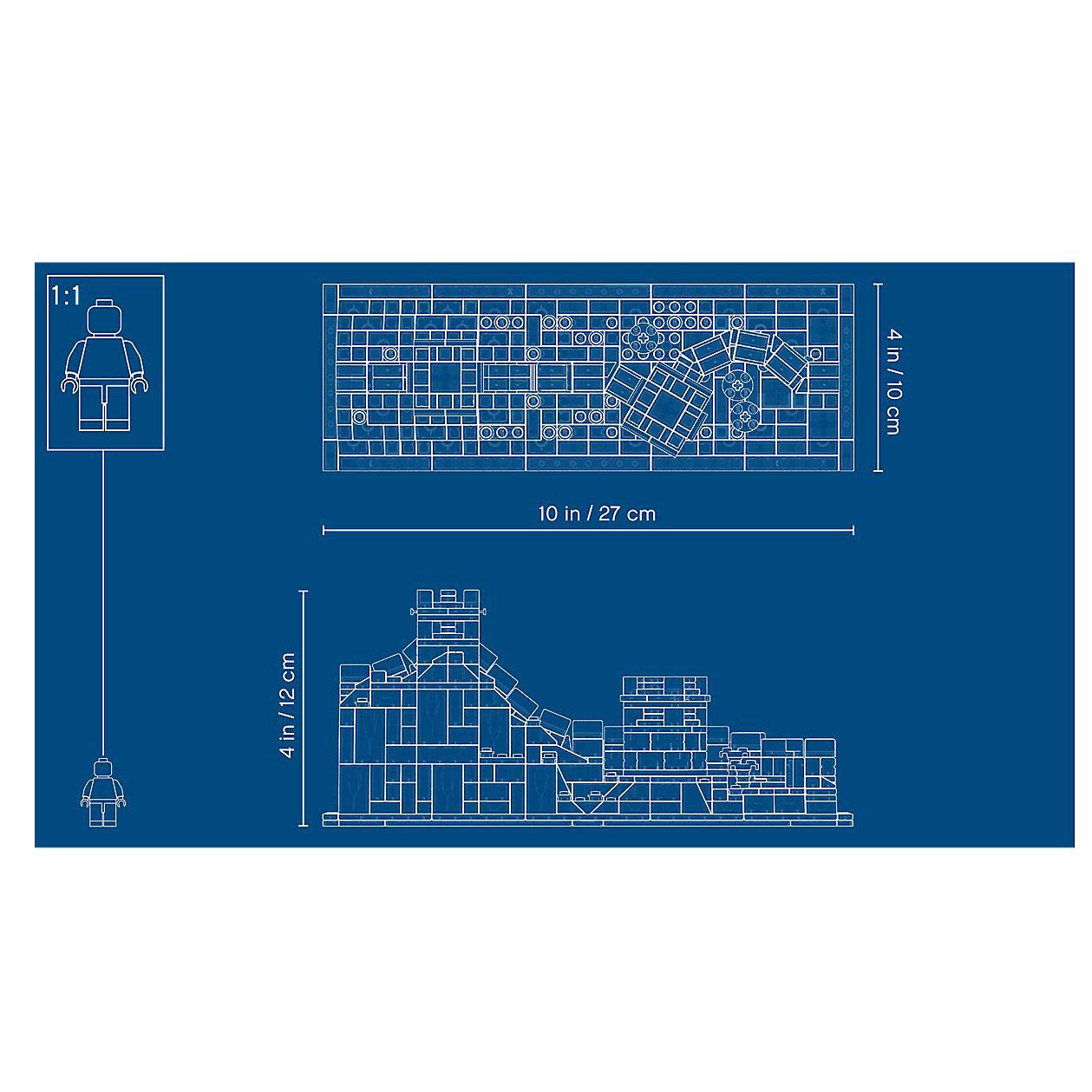 LEGO Architecture Great Wall of China 21041 551-piece set invites slow, satisfying builds