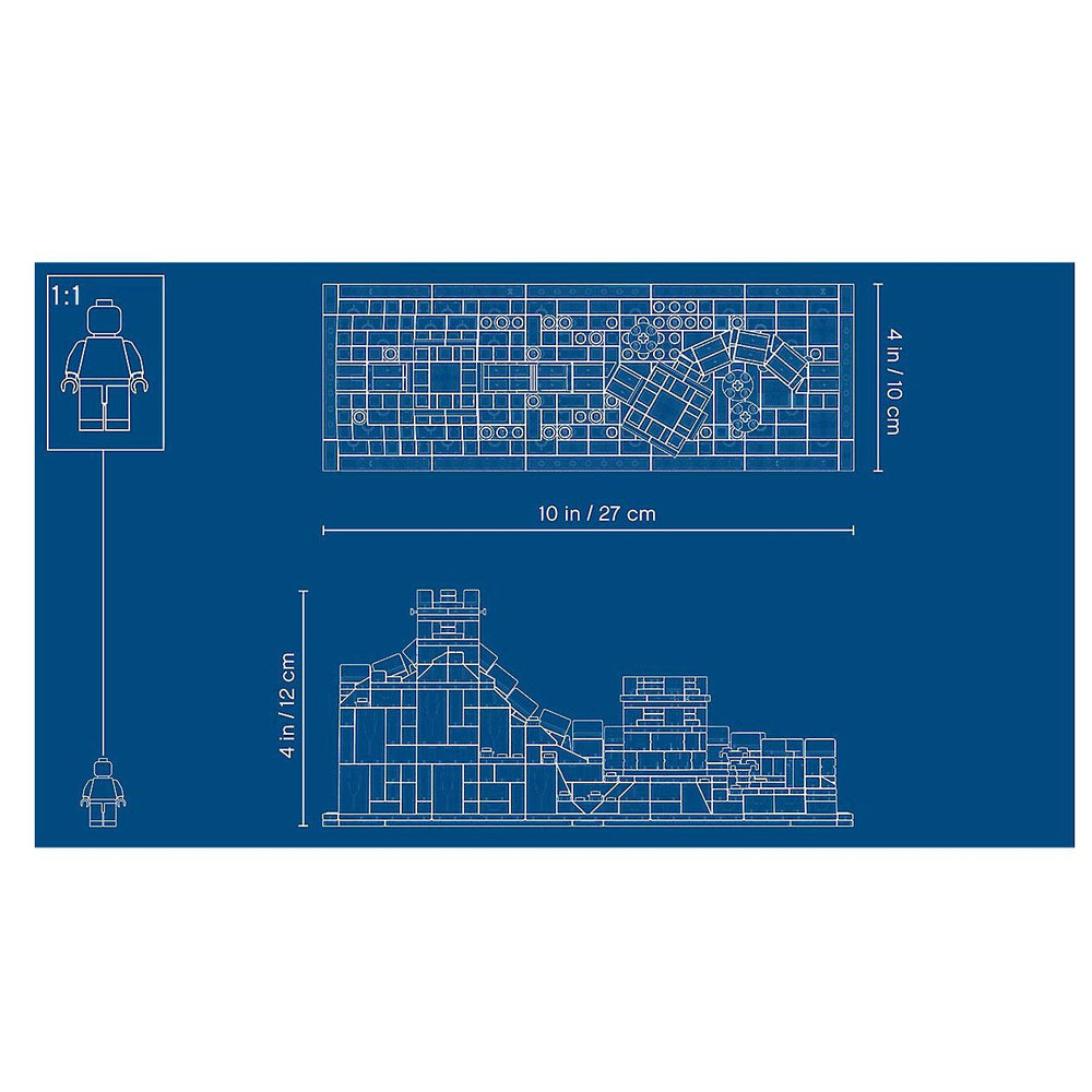 LEGO Architecture Great Wall of China 21041 551-piece set invites slow, satisfying builds