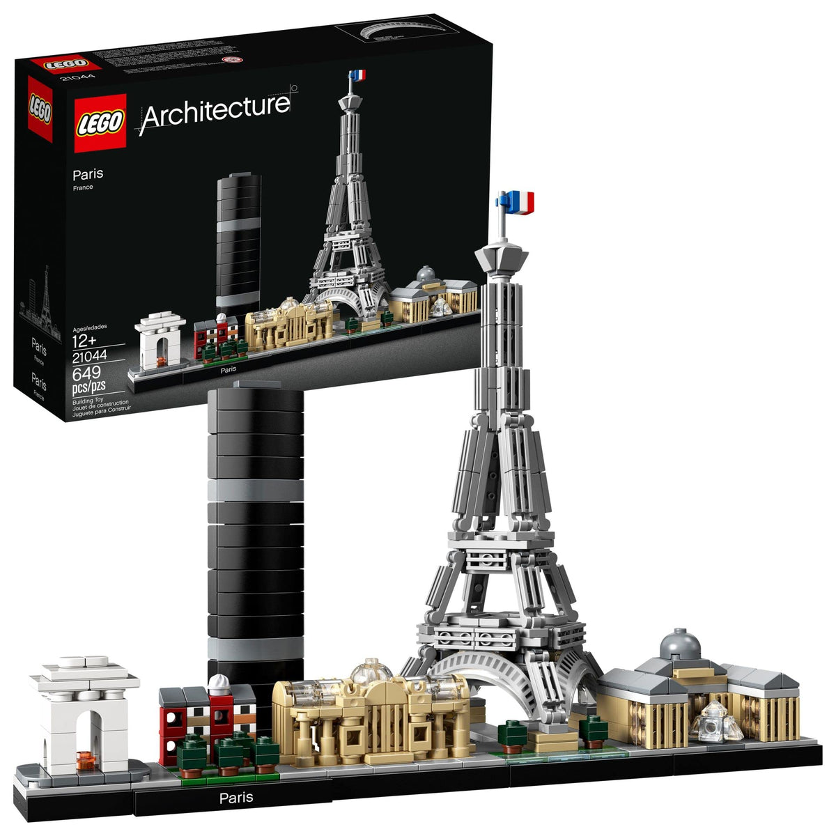 LEGO Architecture Paris Arc de Triomphe highlights iconic detail for a stylish home display.