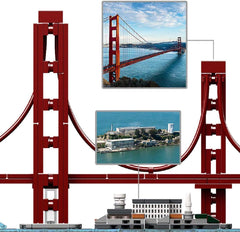 LEGO Architecture San Francisco 555 California Street captures a gleaming city corner for display