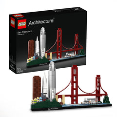 LEGO Architecture San Francisco Alamo Square, ideal for display and architectural appreciation.