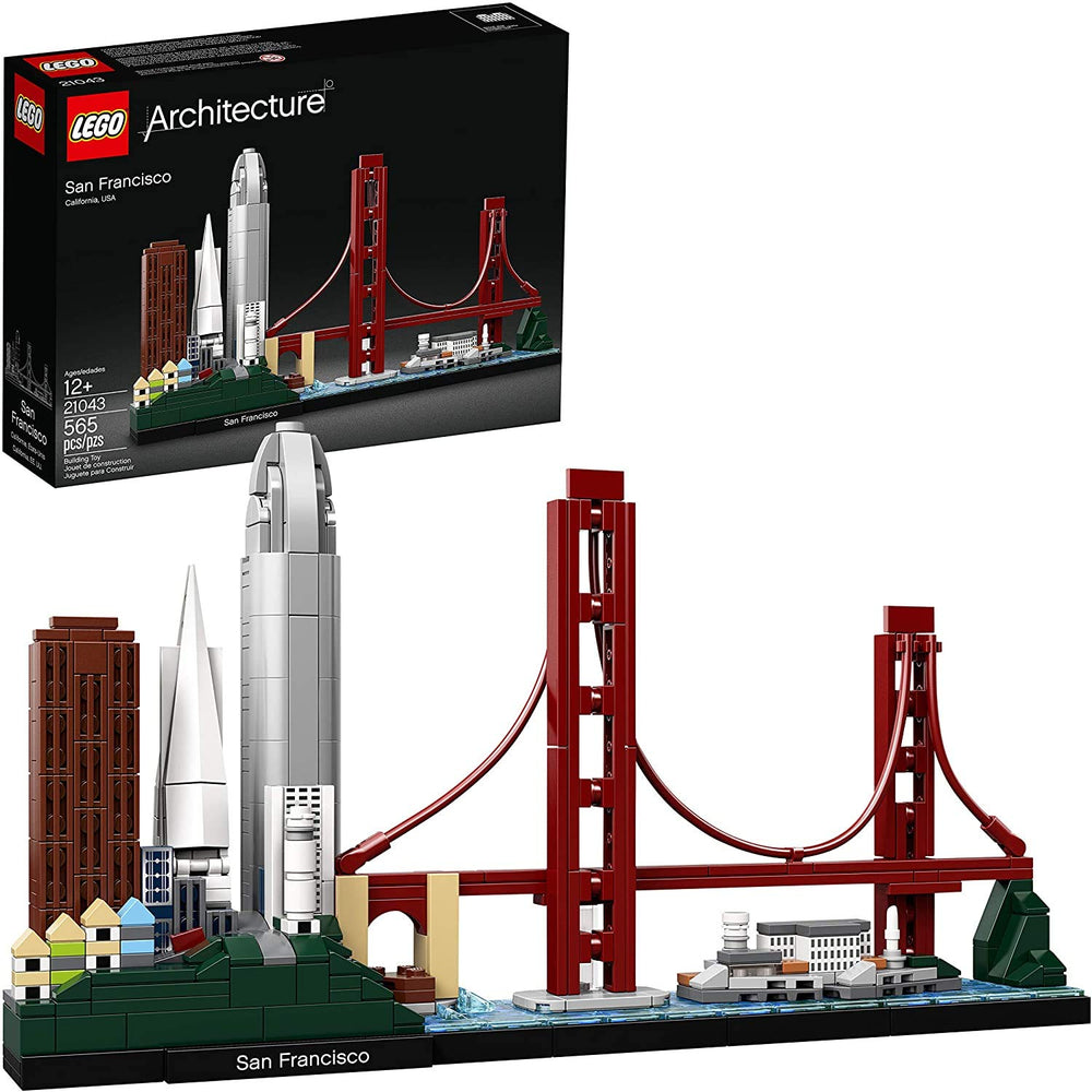 LEGO Architecture San Francisco Alcatraz model for display and travel storytelling