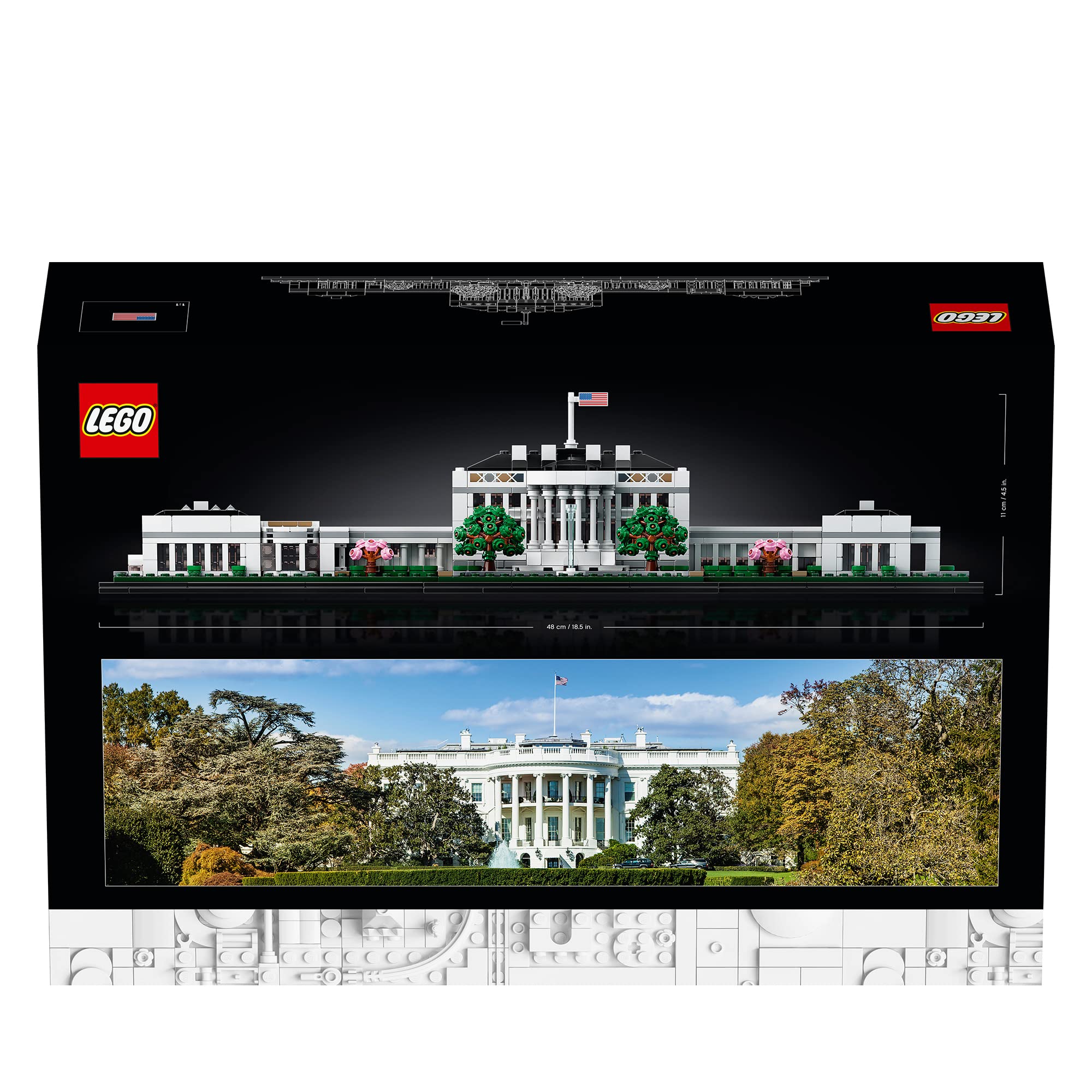 LEGO Architecture White House display-booklet invites storytelling alongside the model