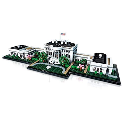LEGO Architecture White House executive residence detail offers a premium collectible for desks and shelves