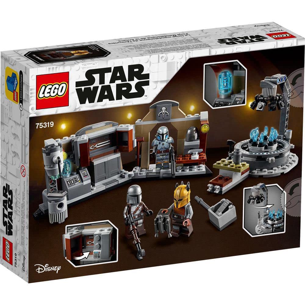 LEGO Armorer's Mandalorian Forge rotating exhaust hood adds dynamic action to builds.