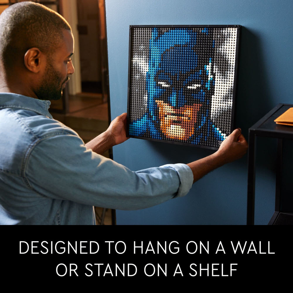 LEGO Art Jim Lee Batman Collection signature tile adds a premium finishing touch.