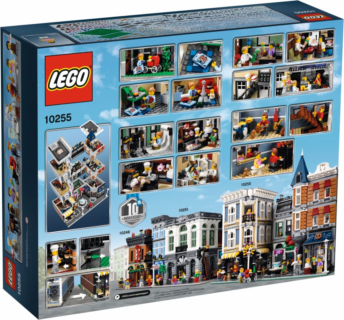 LEGO Creator Expert Assembly Square interior dental office invites precise, adjustable micro-scene detail.