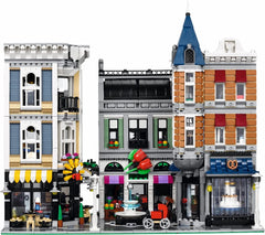 LEGO Creator Expert Assembly Square minifigures enhance storytelling and scene building.