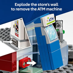 LEGO ATM removable accessory enables interactive heist-style scenes.