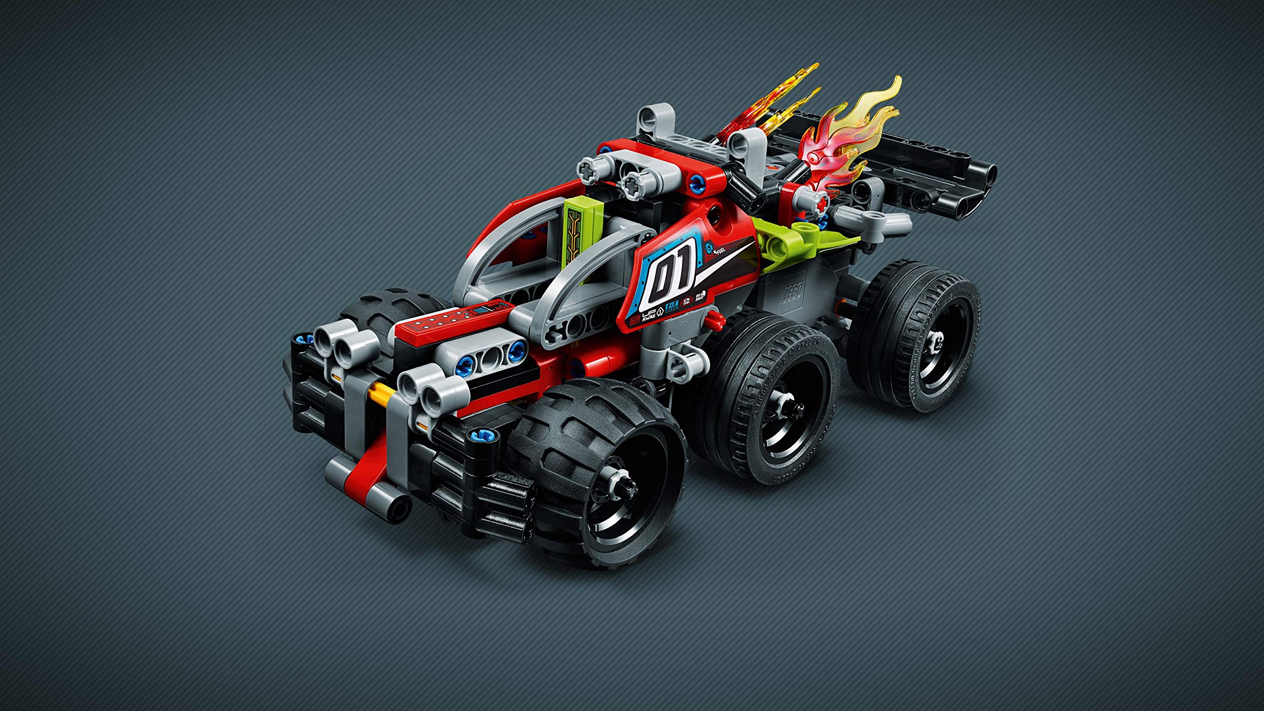 LEGO Technic BASH! 42073 combo-ready visuals for WHACK! pairing.
