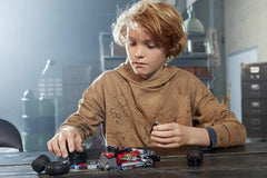 LEGO Technic BASH! 42073 engine pop-out on impact adds play moments.