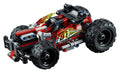 LEGO Technic BASH! 42073 front bumper detail for rugged, action-ready look.