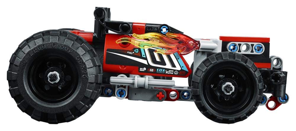 LEGO Technic BASH! 42073 wide rims emphasize bold, stable on-table play.