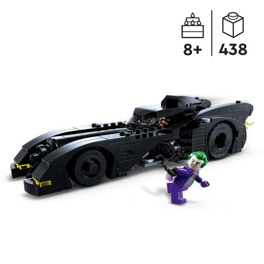LEGO Batmobile cockpit with Batman minifigure for immersive play