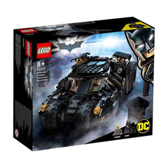 LEGO Batman Batmobile Tumbler front view with Batman and Scarecrow for action play.