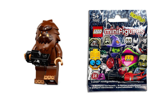 LEGO Bigfoot Series 14 minifigure with accessories for display and play versatility