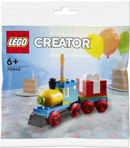 LEGO Birthday Train assembled by kids sparks imaginative storytelling and fine motor fun.