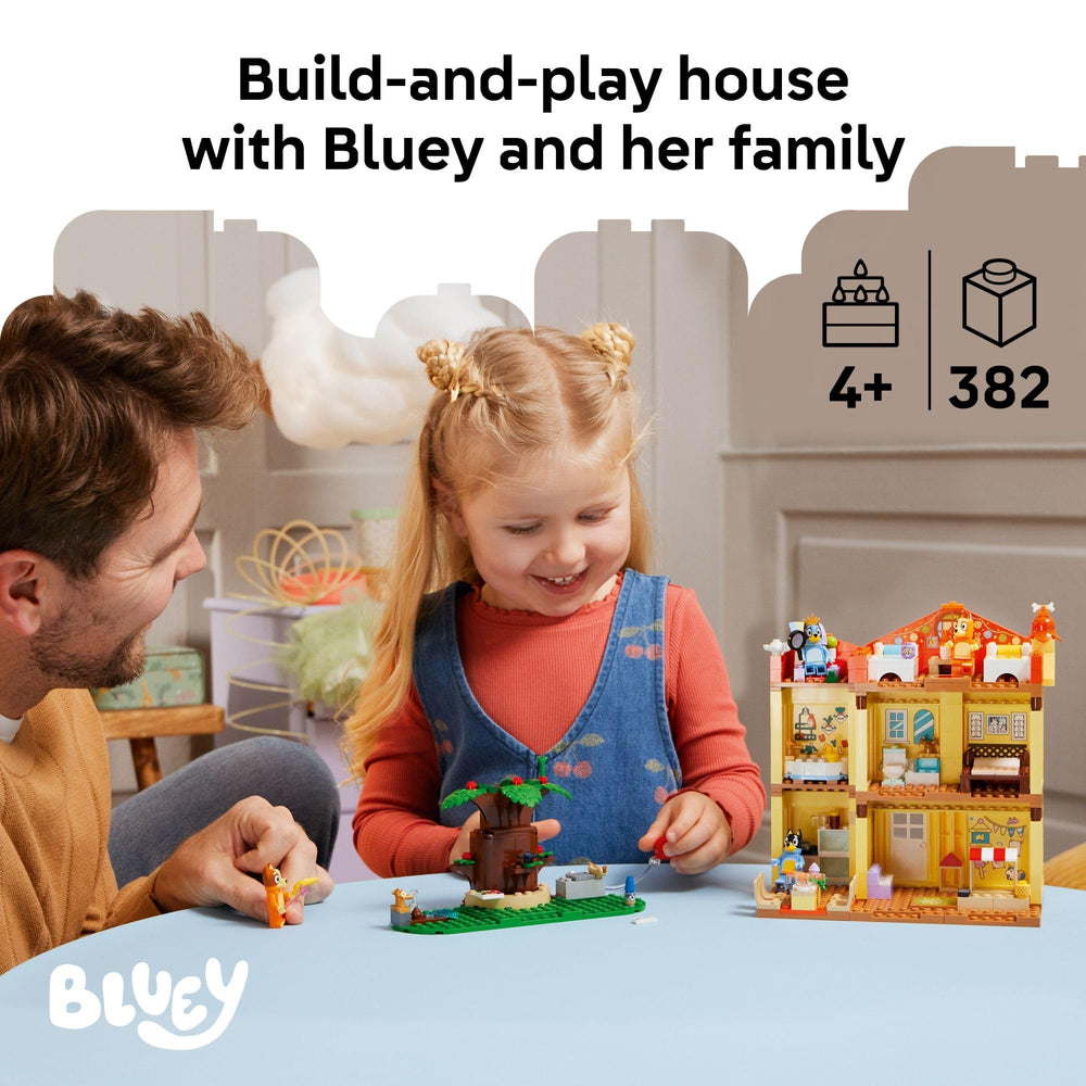 LEGO Bluey Family House kitchen-dining area invites family storytelling at mealtimes