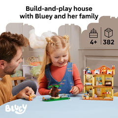 LEGO Bluey Family House kitchen-dining area invites family storytelling at mealtimes