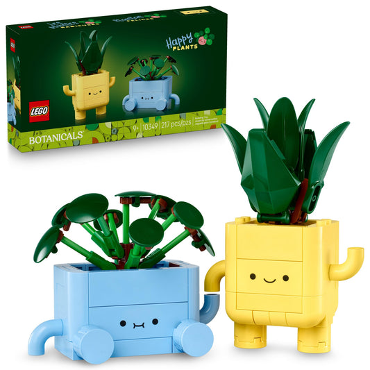 LEGO Botanicals Happy Plants dracaena display promotes imaginative play