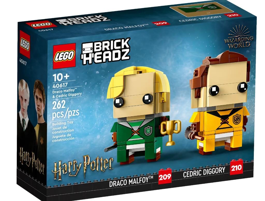 LEGO BrickHeadz Cedric Diggory figure for display and collection