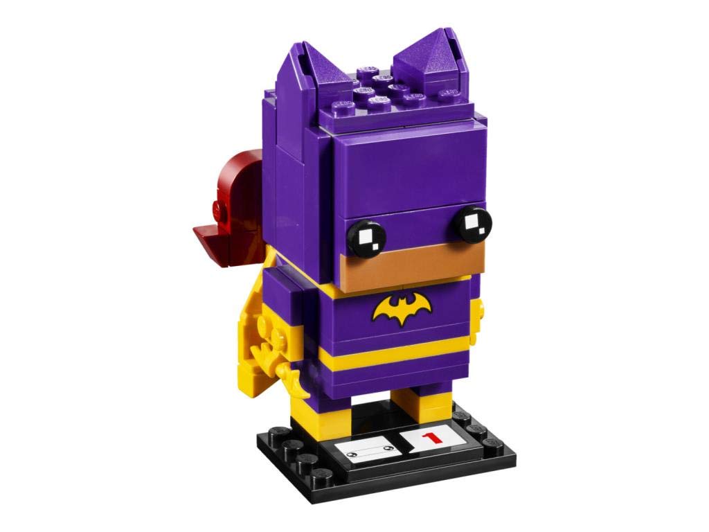 LEGO BrickHeadz Batgirl eyes detail captures authentic styling.