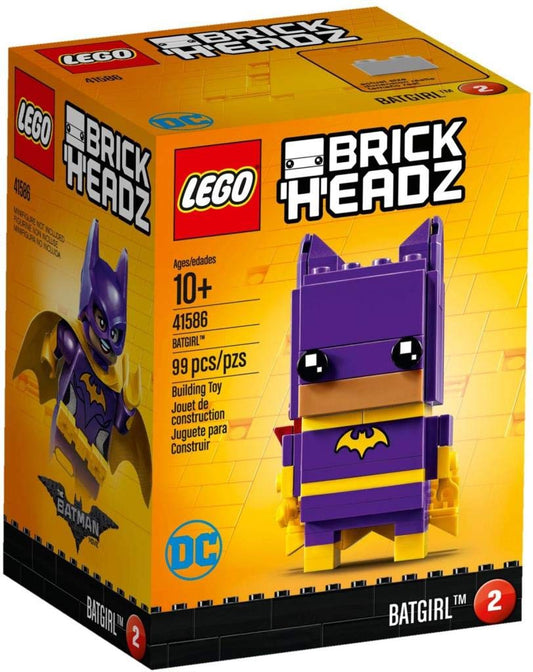 LEGO BrickHeadz Batgirl figure front view for eye-catching display.