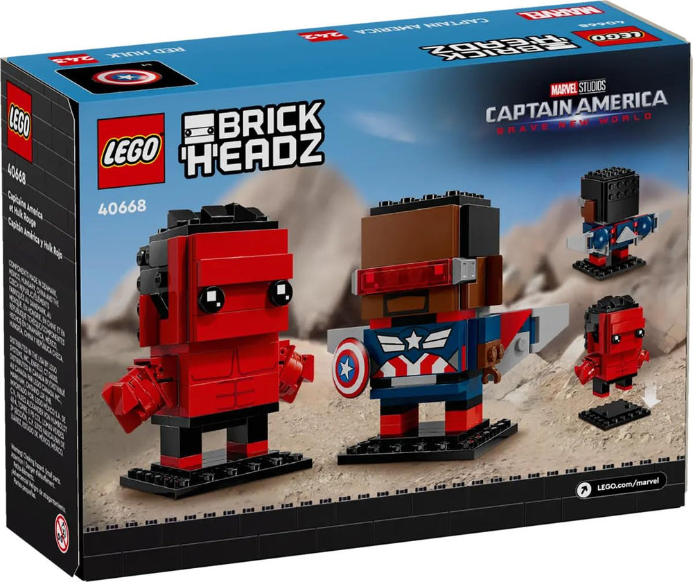 LEGO BrickHeadz Captain America shield detail for collectors