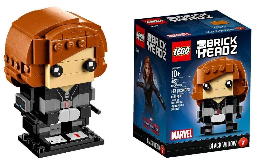 LEGO BrickHeadz collection display baseplate to group Marvel figures.