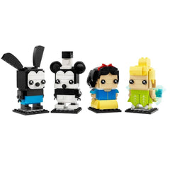 LEGO BrickHeadz Disney 100 Mickey Mouse figure for bright, shelf-ready display.