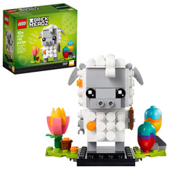 LEGO BrickHeadz Easter Sheep with paint pot for creative Easter crafts.