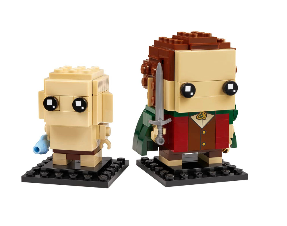 LEGO BrickHeadz Gollum fish element enhances character detail.