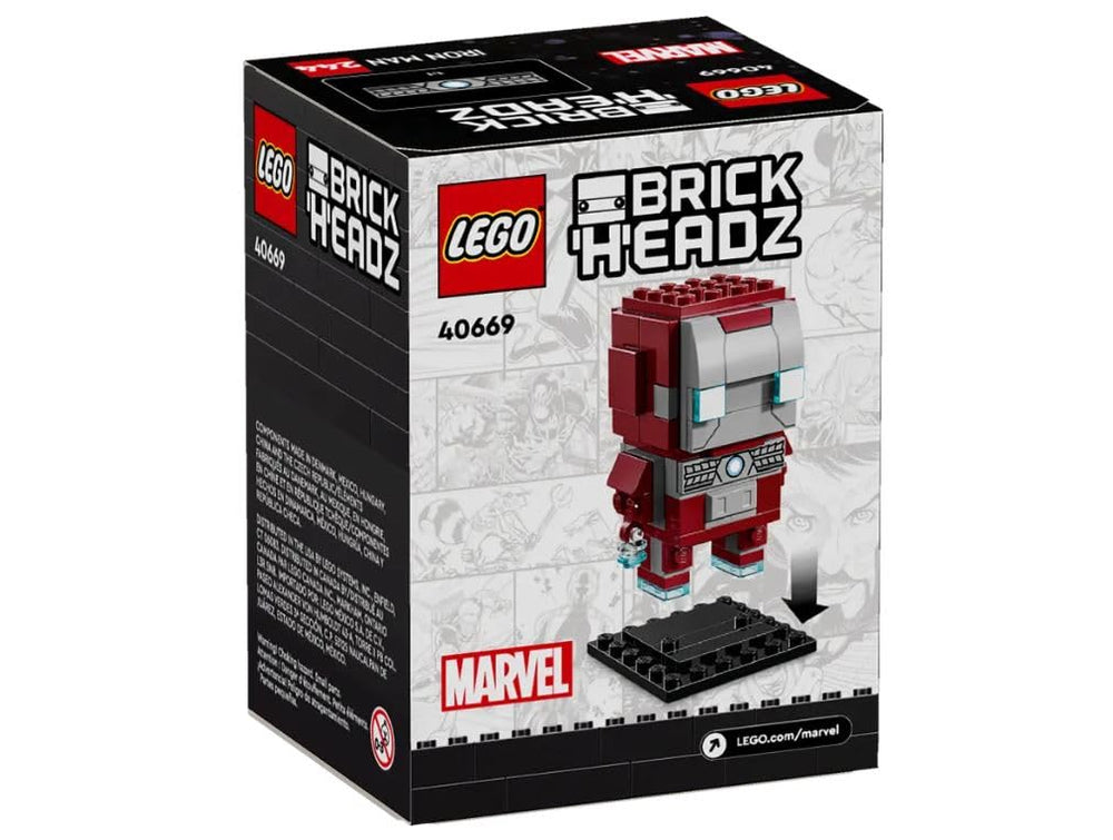 LEGO BrickHeadz Iron Man MK5 thrusters on hands and feet detail