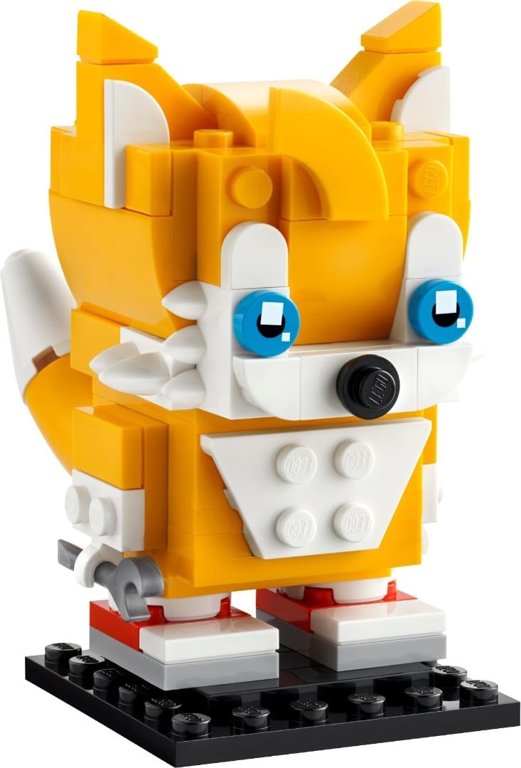 LEGO BrickHeadz Miles Tails Prower collectible figure for display shelves