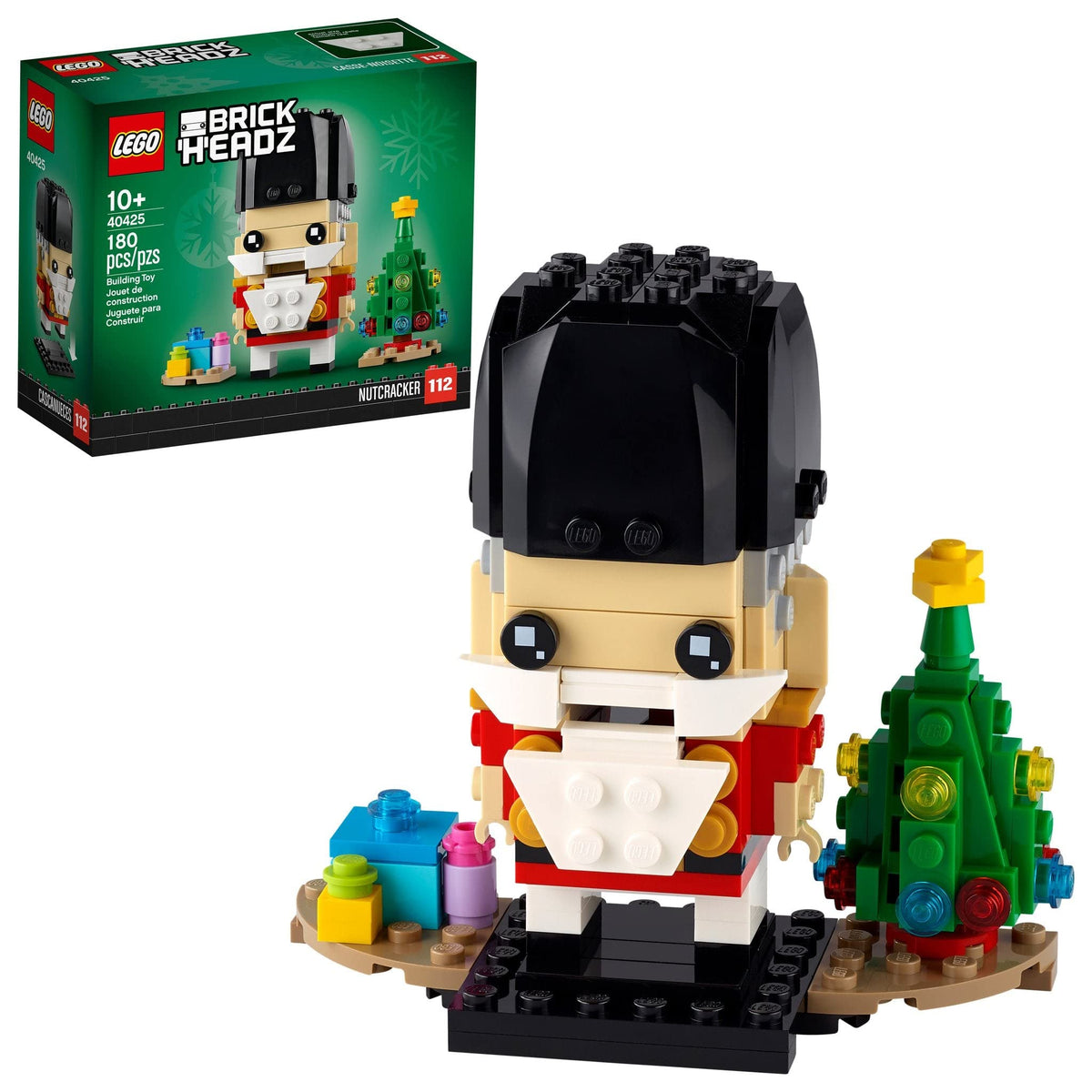 LEGO BrickHeadz Nutcracker Prince figure ready for festive display