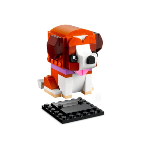 LEGO BrickHeadz Saint Bernard duo kit for creative play and display.