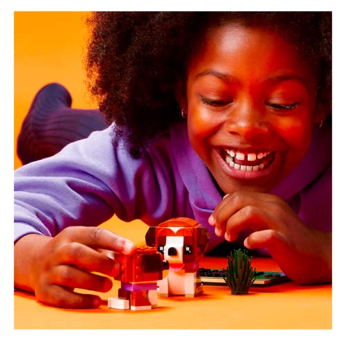 LEGO 40543 Saint Bernard pair model for collectors and kids.