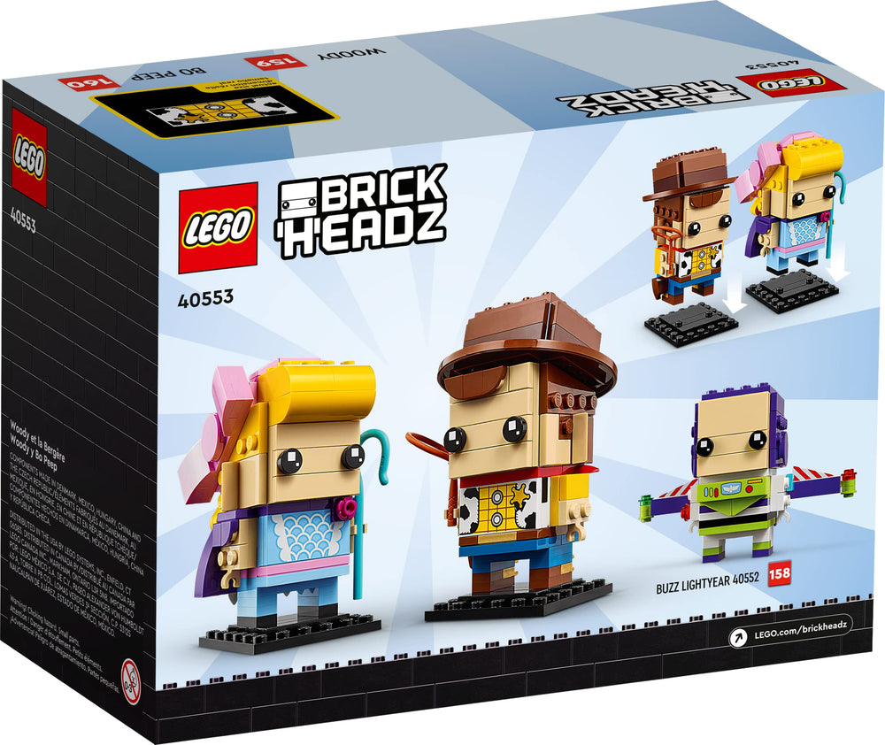 LEGO BrickHeadz Toy Story collection display idea for shelves.