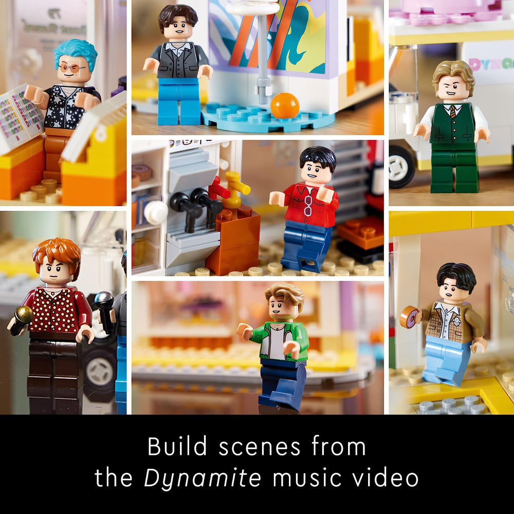 LEGO BTS Dynamite 21339 ice-cream truck backdrop for lively, collectible scenes