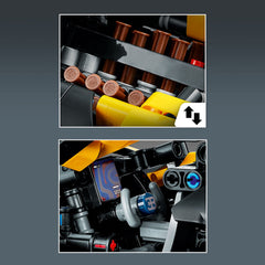 LEGO Technic Bugatti Bolide scissor doors for realistic opening action