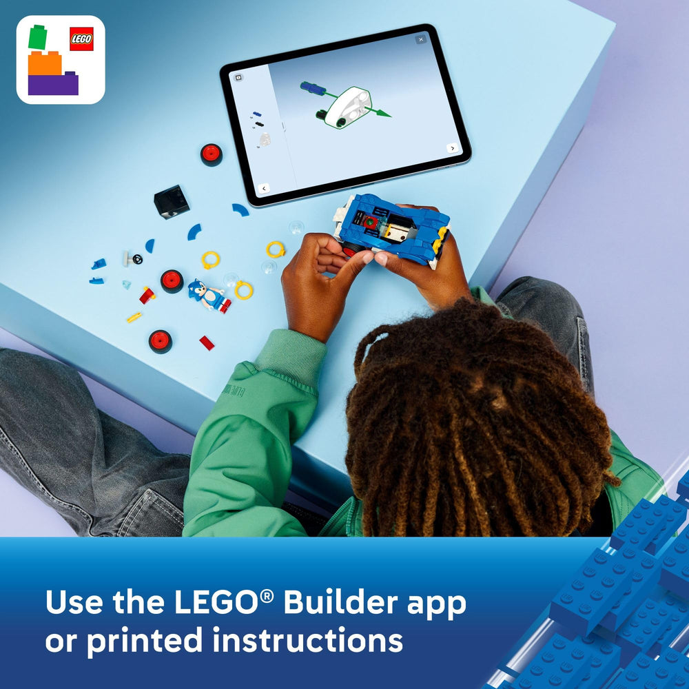 LEGO Builder app with 3D instructions and progress tracking.
