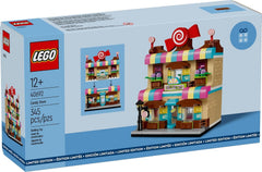 LEGO Candy Store chocolate fountain provides flowing details for creative displays.